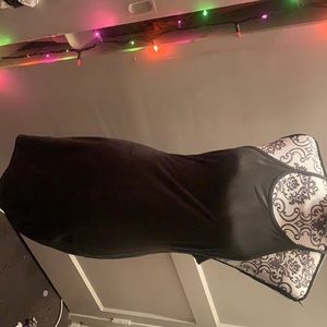 Olive Spaghetti Strap Dress